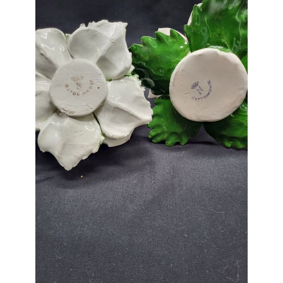 Nuova Capodimonte Rose Candlesticks - Picture 12 of 12